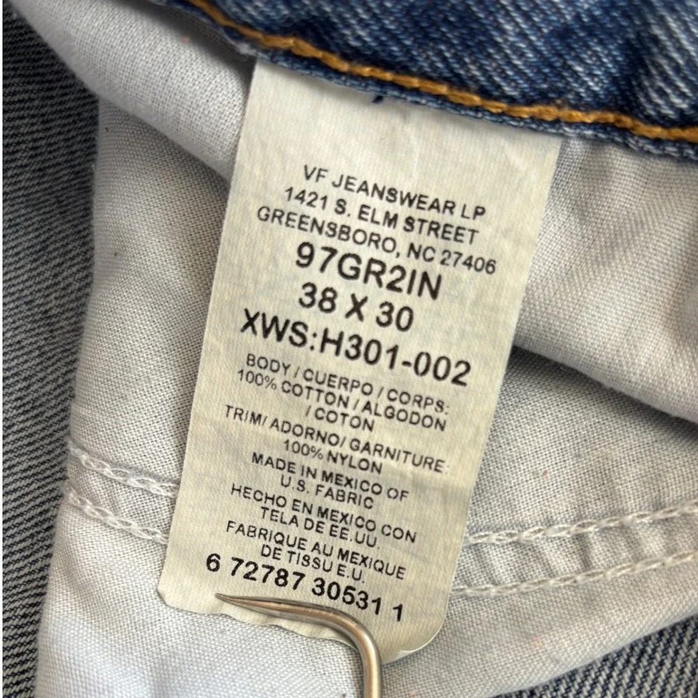 Wrangler ATG Upland Pants Men's 38x30 Denim Jean Rugged Gear Brush Guard Hunting